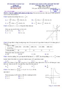 de-khao-sat-chat-luong-mon-toan-lop-12-nam-hoc-2024-2025-tinh-nghe-an-ma-de-0101 - Trang 1