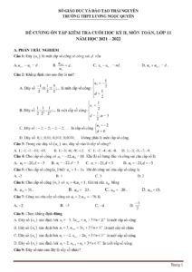 de-cuong-on-tap-kiem-tra-cuoi-hoc-ky-2-mon-toan-lop-11-nam-hoc-2021-2022-truong-thpt-luong-ngoc-quyen-thai-nguyen - Trang 1