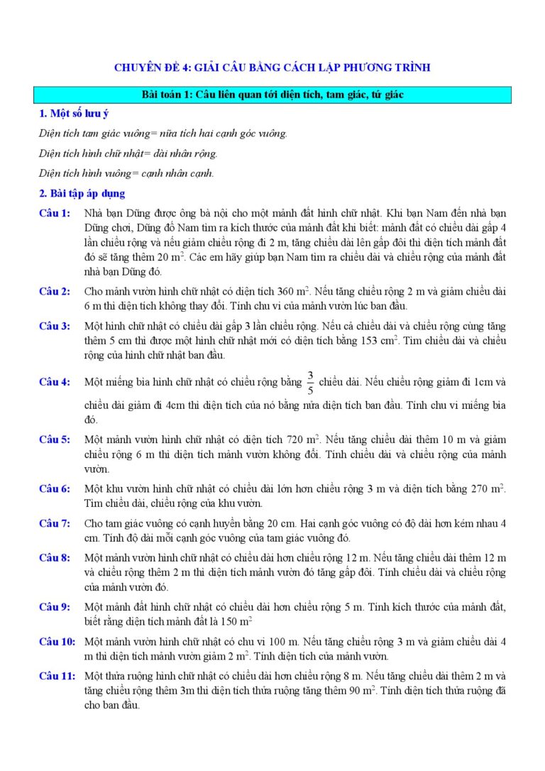 chuyen-de-giai-bai-toan-bang-cach-lap-phuong-trinh-on-thi-vao-lop-10 - Trang 1
