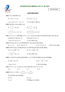 100-cau-hoi-trac-nghiem-dai-so-10-hoc-ky-2 - Trang 1