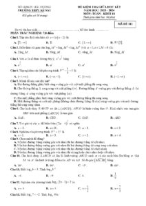 de-kiem-tra-giua-hoc-ky-2-toan-lop-11-nam-hoc-2023-2024-truong-thpt-ke-sat-hai-duong - Trang 1