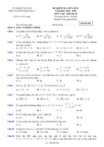 de-kiem-tra-giua-hoc-ky-2-mon-toan-10-truong-thpt-b-binh-luc-nam-hoc-2023-2024 - Trang 1