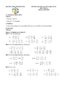 de-cuong-on-tap-giua-hoc-ky-2-mon-toan-lop-6-nam-hoc-2024-2025-truong-thcs-thanh-cong - Trang 1
