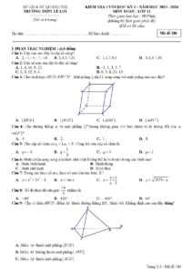 de-kiem-tra-cuoi-hoc-ky-1-mon-toan-lop-11-nam-hoc-2023-2024-truong-thpt-le-loi - Trang 1