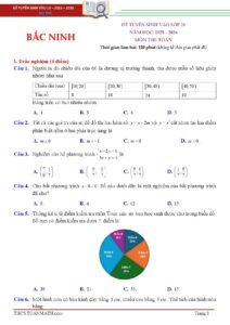 de-thi-tuyen-sinh-vao-lop-10-mon-toan-nam-hoc-2025-2026-tinh-bac-ninh - Trang 1