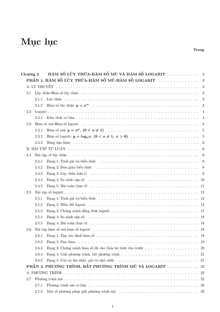 tong-quan-va-bai-tap-on-tap-ham-so-luy-thua-ham-so-mu-va-ham-so-logarit-lop-12 - Trang 1
