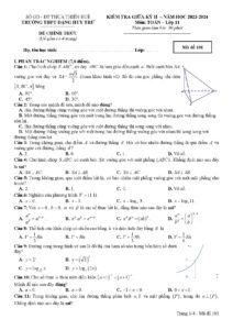 de-kiem-tra-giua-hoc-ky-2-mon-toan-lop-11-nam-hoc-2023-2024-truong-thpt-dang-huy-tru - Trang 1