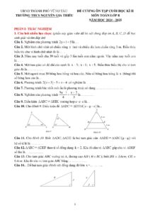 de-cuong-on-tap-cuoi-hoc-ki-ii-mon-toan-lop-8-nam-hoc-2024-2025 - Trang 1