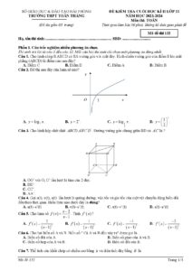 de-kiem-tra-cuoi-hoc-ky-2-mon-toan-lop-11-nam-hoc-2023-2024-truong-thpt-toan-thang-hai-phong - Trang 1