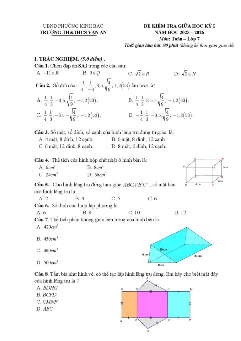 de-kiem-tra-giua-hoc-ky-1-mon-toan-lop-7-nam-hoc-2025-2026-truong-ththcs-van-an - Trang 1