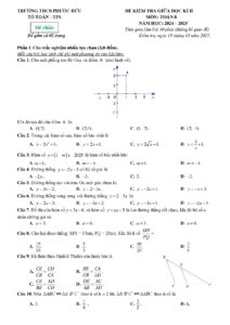de-kiem-tra-giua-hoc-ky-2-toan-lop-8-truong-thcs-phuoc-buu-nam-2024-2025 - Trang 1