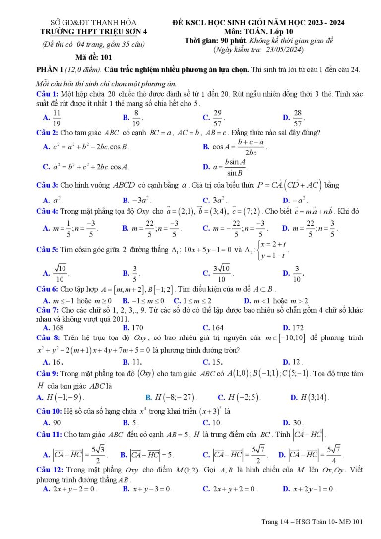de-khao-sat-chat-luong-hoc-sinh-gioi-toan-10-nam-hoc-2023-2024-truong-thpt-trieu-son-4 - Trang 1