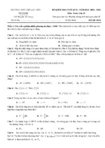 de-kiem-tra-cuoi-ky-ii-mon-toan-lop-11-nam-hoc-2024-2025-truong-thpt-che-lan-vien - Trang 1