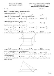 de-kiem-tra-giua-hoc-ky-2-toan-khoi-11-nam-hoc-2024-2025 - Trang 1