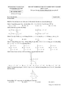 de-thi-thu-nghiem-toan-lop-12-ky-thi-tot-nghiep-thpt-nam-2025-ma-de-1001 - Trang 1