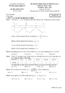 de-thi-hoc-sinh-gioi-toan-lop-11-lan-1-nam-hoc-2023-2024-truong-thpt-vinh-loc - Trang 1