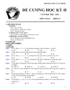 de-cuong-on-tap-kiem-tra-cuoi-hoc-ky-2-mon-toan-10-nam-hoc-2022-2023-truong-thpt-xuan-dinh - Trang 1