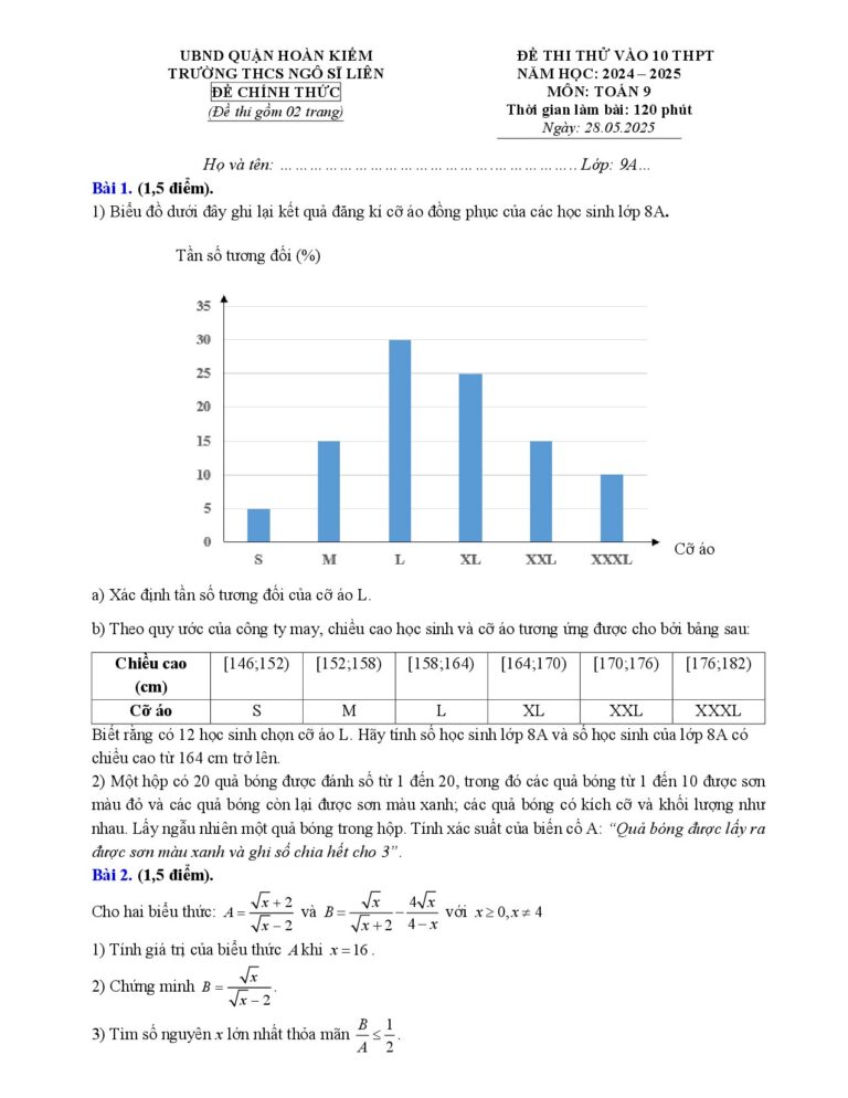 de-thi-thu-vao-10-mon-toan-lop-9-nam-hoc-2024-2025-truong-thcs-ngo-si-lien - Trang 1