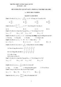 de-cuong-on-tap-giua-hoc-ky-2-mon-toan-lop-11-nam-hoc-2021-2022-truong-thpt-luong-ngoc-quyen - Trang 1