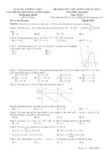 de-khao-sat-chat-luong-toan-lop-12-lan-3-nam-hoc-2024-2025-tinh-bac-ninh - Trang 1