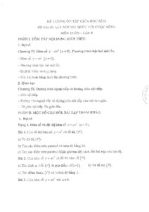 de-cuong-on-tap-giua-hoc-ky-2-toan-lop-9-nam-2024-2025 - Trang 1