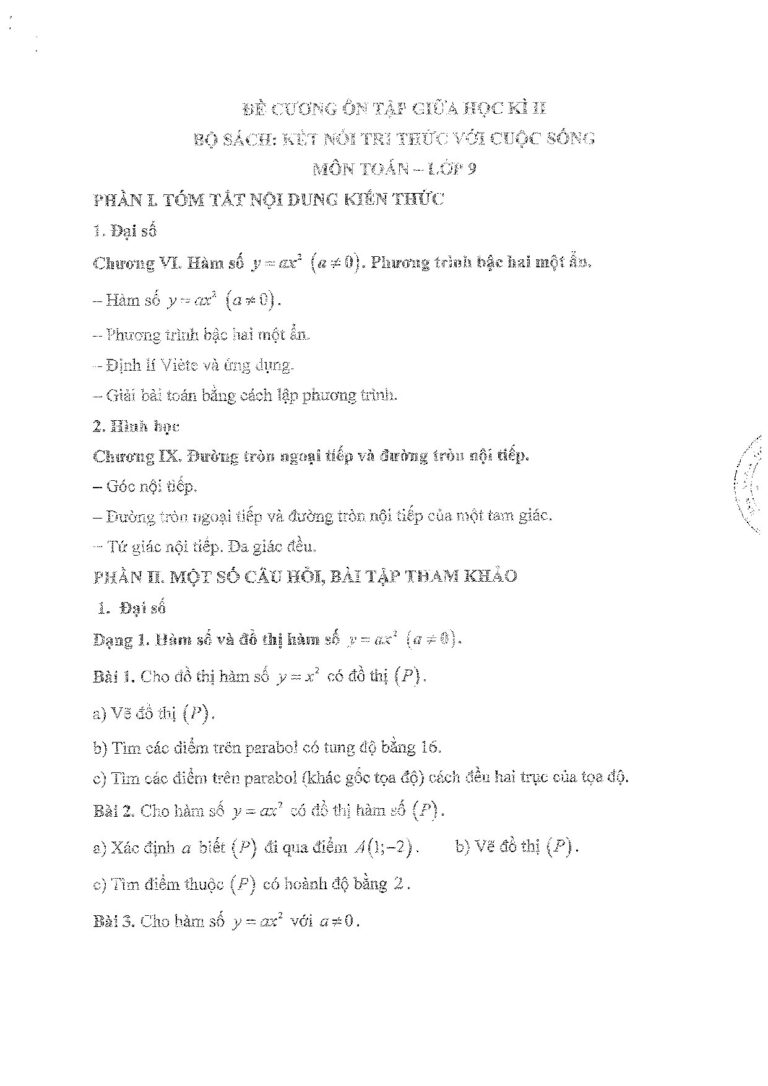 de-cuong-on-tap-giua-hoc-ky-2-toan-lop-9-nam-2024-2025 - Trang 1