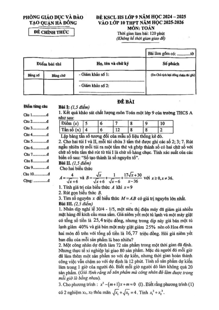 de-khao-sat-chat-luong-toan-lop-9-nam-hoc-2024-2025-phong-giao-duc-va-dao-tao-quan-ha-dong - Trang 1