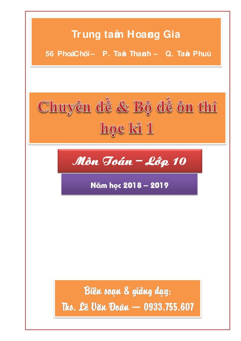 chuyen-de-va-bo-de-on-thi-hoc-ky-1-toan-10-nam-hoc-2018-2019 - Trang 1