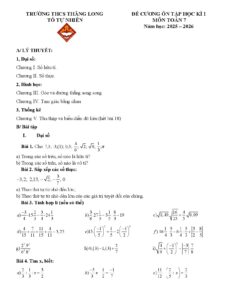 de-cuong-on-tap-hoc-ky-i-mon-toan-lop-7-nam-2025-2026-truong-thcs-thang-long - Trang 1