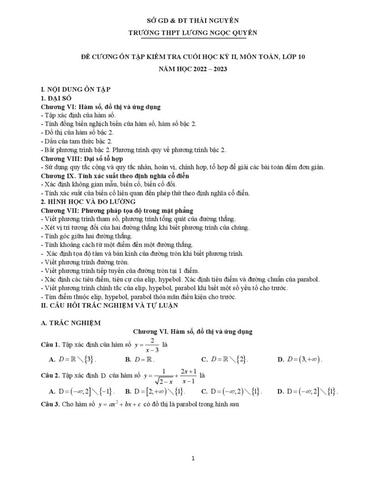 de-cuong-on-tap-kiem-tra-cuoi-hoc-ky-2-mon-toan-lop-10-nam-hoc-2022-2023-truong-thpt-luong-ngoc-quyen - Trang 1