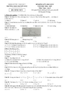 de-kiem-tra-giua-hoc-ky-2-toan-lop-8-nam-hoc-2024-2025-truong-thcs-nguyen-hue - Trang 1