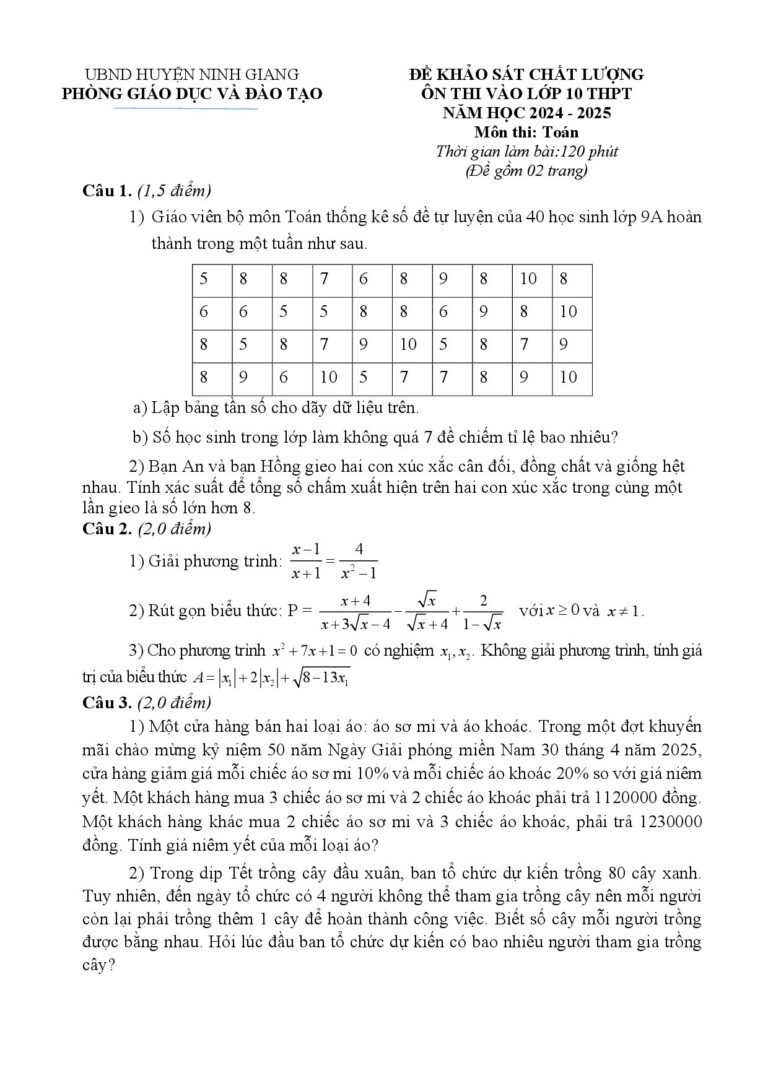 de-khao-sat-chat-luong-on-thi-vao-lop-10-mon-toan-nam-hoc-2024-2025-phong-giao-duc-huyen-ninh-giang - Trang 1