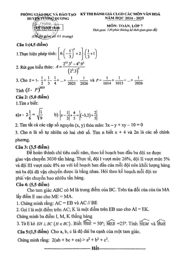 de-thi-ky-thi-danh-gia-nang-luc-toan-lop-7-nam-hoc-2024-2025-huyen-soc-son - Trang 1