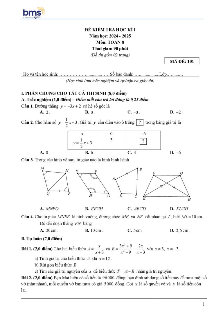 de-kiem-tra-hoc-ky-1-toan-lop-8-nam-2024-2025-ma-de-101 - Trang 1