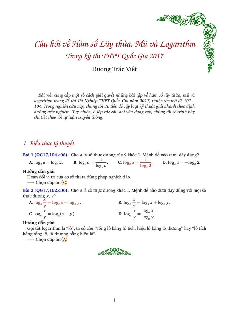 huong-dan-giai-cac-bai-toan-ham-so-luy-thua-mu-va-logarit-trong-de-thi-thpt-quoc-gia-2017 - Trang 1