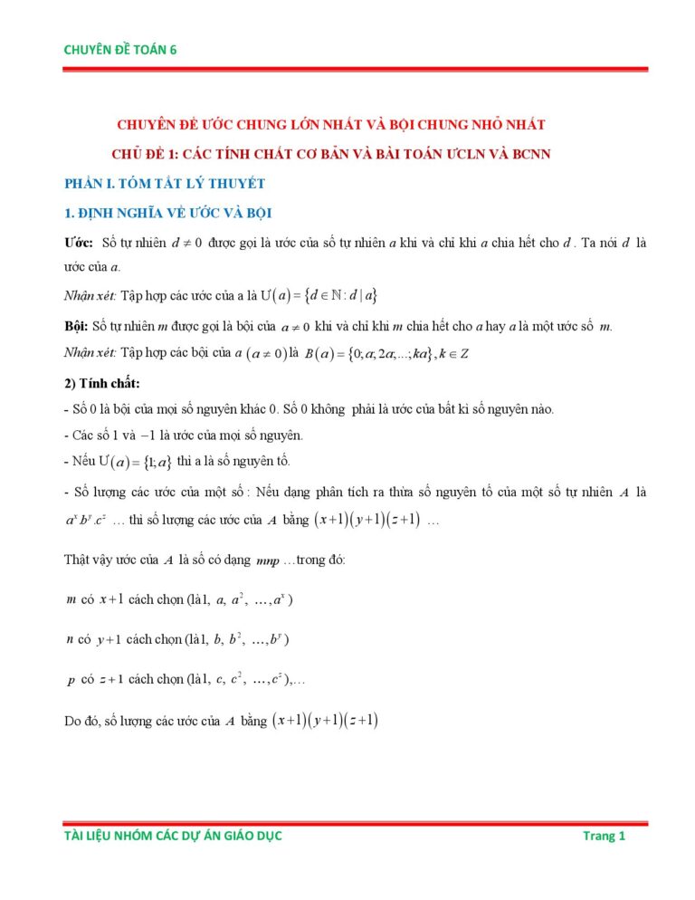 chuyen-de-uoc-chung-lon-nhat-va-boi-chung-nho-nhat-on-thi-hoc-sinh-gioi-toan-6 - Trang 1