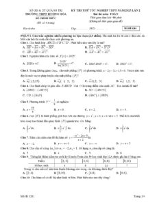 de-thi-thu-tot-nghiep-thpt-mon-toan-nam-2025-truong-thpt-huong-hoa-ma-de-1201 - Trang 1