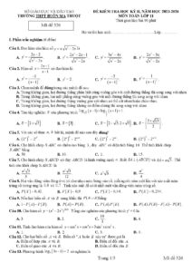 de-kiem-tra-hoc-ky-2-mon-toan-lop-11-nam-hoc-2023-2024-truong-thpt-buon-ma-thuot - Trang 1