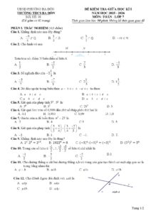 de-kiem-tra-giua-hoc-ky-1-mon-toan-7-nam-hoc-2025-2026-truong-thcs-ba-don - Trang 1