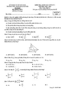 de-kiem-tra-cuoi-ky-i-toan-khoi-11-nam-hoc-2025-2026-truong-thpt-tran-khai-nguyen - Trang 1
