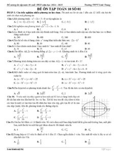 de-cuong-on-tap-toan-10-cuoi-hoc-ky-ii-nam-hoc-2024-2025-truong-thpt-linh-trung - Trang 1