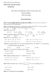 de-cuong-on-tap-toan-lop-10-cuoi-ky-ii-nam-hoc-2024-2025-truong-thpt-tran-quang-khai - Trang 1