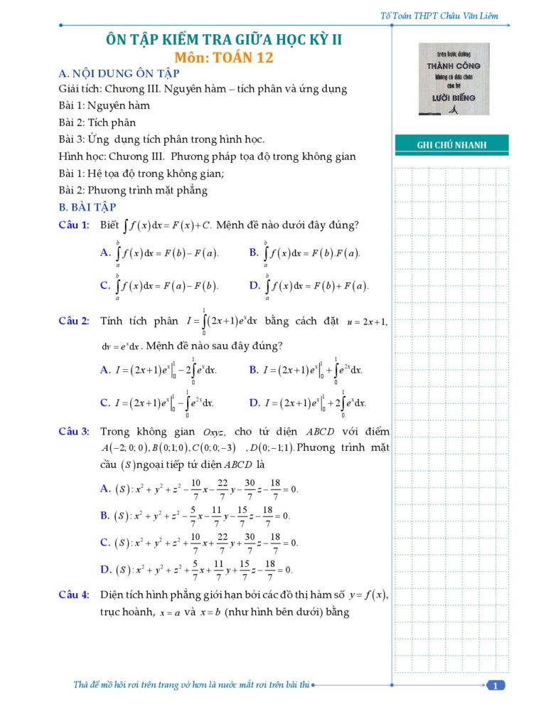 de-cuong-on-tap-kiem-tra-giua-hoc-ky-2-mon-toan-12-nam-hoc-2023-2024-truong-thpt-chau-van-liem - Trang 1