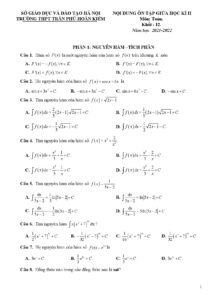 de-cuong-on-tap-giua-hoc-ky-2-toan-lop-12-nam-2021-2022-truong-thpt-tran-phu-ha-noi - Trang 1