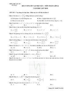 de-cuong-on-tap-hoc-ky-1-toan-lop-12-nam-hoc-2017-2018-truong-thpt-chu-van-an - Trang 1