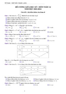 de-cuong-on-tap-giua-hoc-ky-1-mon-toan-12-nam-hoc-2023-2024-truong-thpt-bac-thang-long - Trang 1