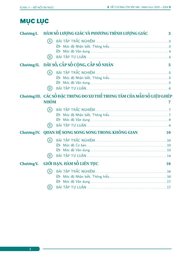 de-cuong-on-tap-kiem-tra-cuoi-hoc-ky-1-mon-toan-11-chuong-trinh-ket-noi-tri-thuc-voi-cuoc-song - Trang 1