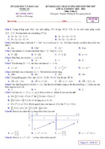 de-thi-khao-sat-chat-luong-toan-12-so-giao-duc-nghe-an-nam-hoc-2022-2023 - Trang 1