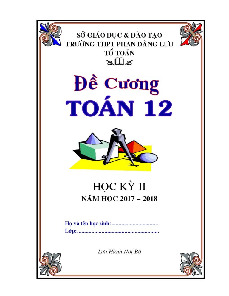 de-cuong-on-tap-toan-12-hoc-ky-2-nam-hoc-2017-2018-truong-thpt-phan-dang-luu - Trang 1
