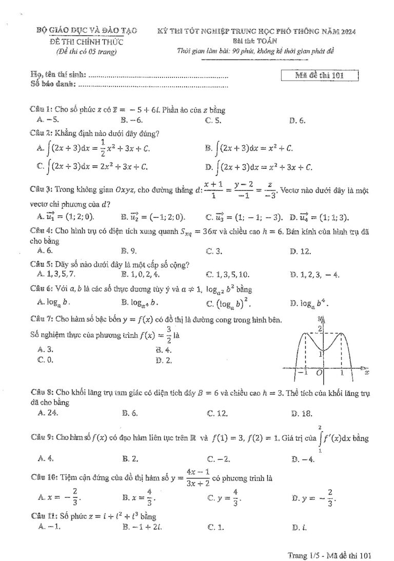 de-thi-toan-ky-thi-tot-nghiep-trung-hoc-pho-thong-nam-2024-va-huong-dan-giai-chi-tiet - Trang 1